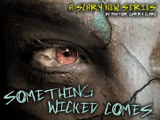 Something Wicked Comes.jpg - Every October while people everywhere seem to get spooky, Pastor Garry Clark makes it a practice to reveal that there truly are some frightening events ahead. These terrifying predictions were not scripted, however, by a Hollywood producer. They are in fact prophecies that are a millennia old and now their shadows are ominously near. Join Pastor Garry for some "heavy revy" as he looks at what the world will be facing in the future. &nbsp;      Message One - The Anti-Christ (October 10, 2010)       Message Two - Mystery Babylon: The Mother Of Harlots! (October 17, 2010)       Message Three - Treat Or Trick (October 31, 2010)       